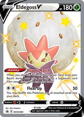 Eldegoss V 84/307 from Sword & Shield Promos