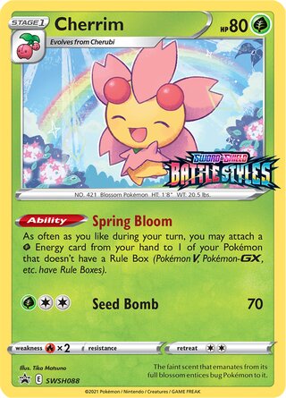 Cherrim 88/307 from Sword & Shield Promos