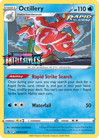Octillery 89/307 from Sword & Shield Promos
