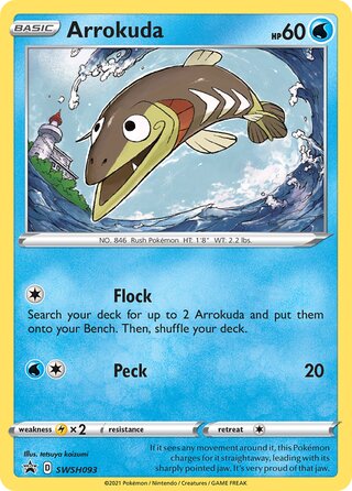 Arrokuda 93/307 from Sword & Shield Promos
