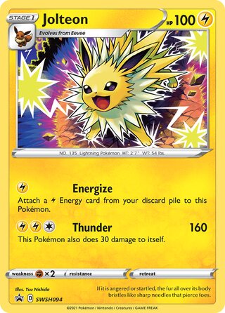 Jolteon 94/307 from Sword & Shield Promos