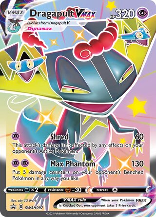 Dragapult VMAX 97/307 from Sword & Shield Promos