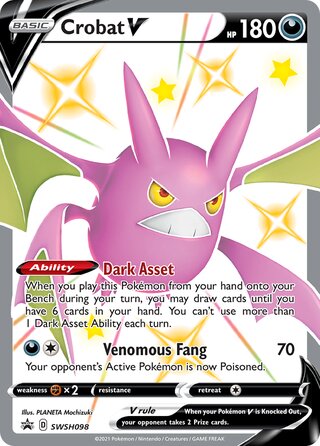Crobat V 98/307 from Sword & Shield Promos