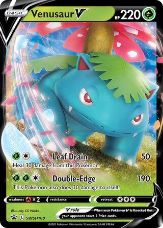 Venusaur V 100/307 from Sword & Shield Promos