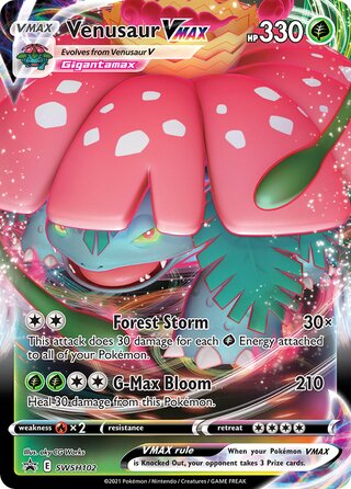 Venusaur VMAX 102/307 from Sword & Shield Promos