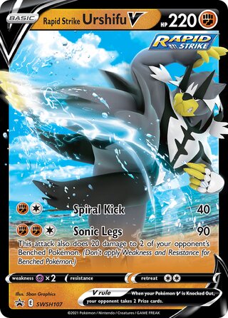 Rapid Strike Urshifu V 107/307 from Sword & Shield Promos