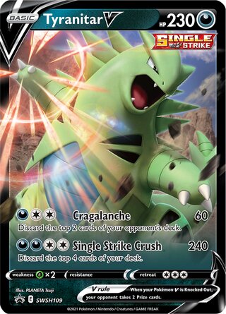 Tyranitar V 109/307 from Sword & Shield Promos
