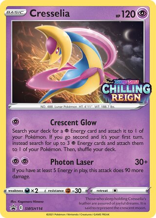Cresselia 114/307 from Sword & Shield Promos