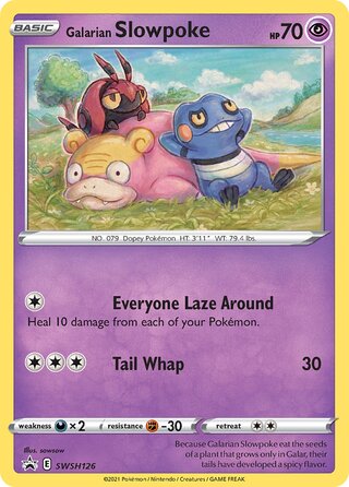 Galarian Slowpoke 126/307 from Sword & Shield Promos