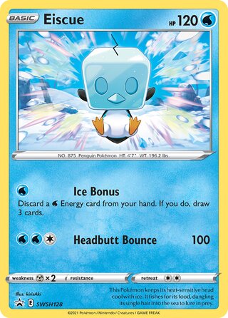 Eiscue 128/307 from Sword & Shield Promos