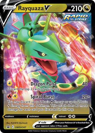 Rayquaza V 147/307 from Sword & Shield Promos