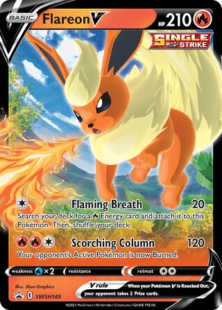 Flareon V 149/307 from Sword & Shield Promos