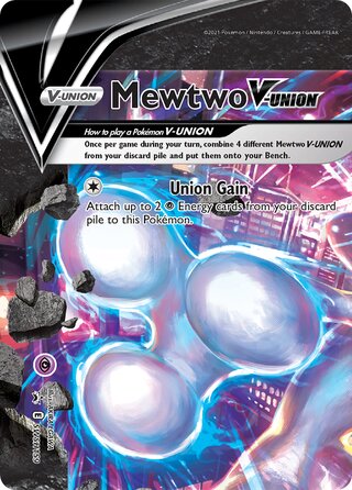 Mewtwo V-UNION 159/307 from Sword & Shield Promos
