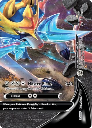 Zacian V-UNION 166/307 from Sword & Shield Promos