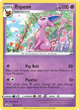 Espeon 174/307 from Sword & Shield Promos