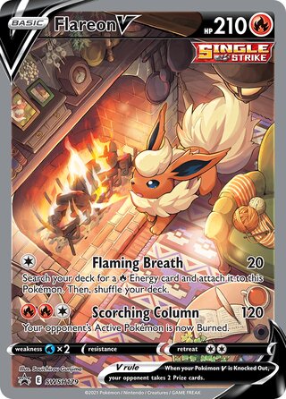 Flareon V 179/307 from Sword & Shield Promos