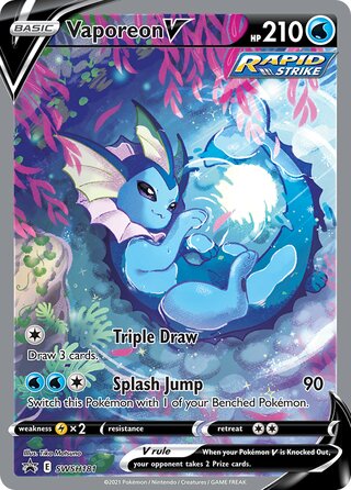 Vaporeon V 181/307 from Sword & Shield Promos