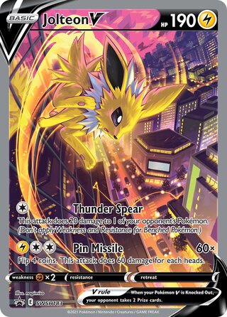 Jolteon V 183/307 from Sword & Shield Promos