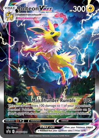 Jolteon VMAX 184/307 from Sword & Shield Promos