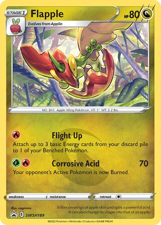 Flapple 189/307 from Sword & Shield Promos