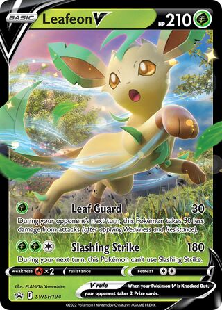 Leafeon V 194/307 from Sword & Shield Promos