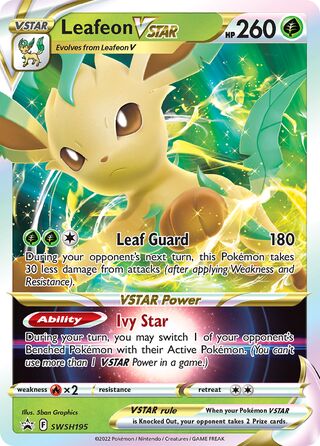 Leafeon VSTAR 195/307 from Sword & Shield Promos