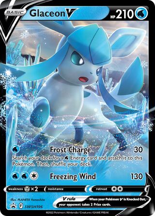 Glaceon V 196/307 from Sword & Shield Promos
