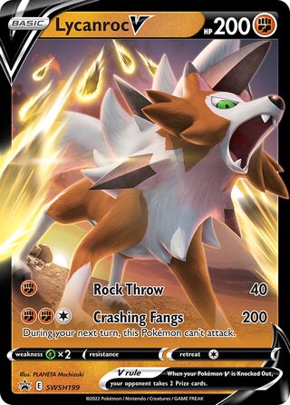 Lycanroc V 199/307 from Sword & Shield Promos