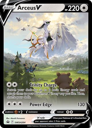 Arceus V 204/307 from Sword & Shield Promos