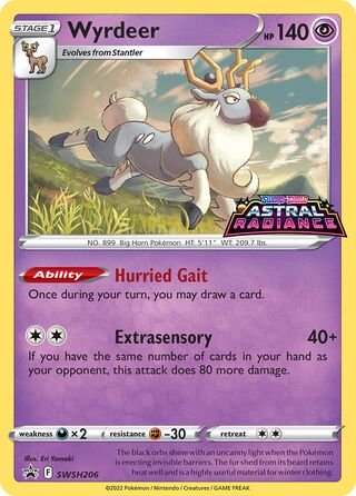 Wyrdeer 206/307 from Sword & Shield Promos