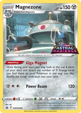 Magnezone 208/307 from Sword & Shield Promos