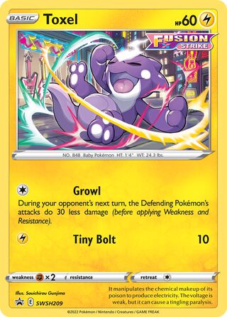 Toxel 209/307 from Sword & Shield Promos
