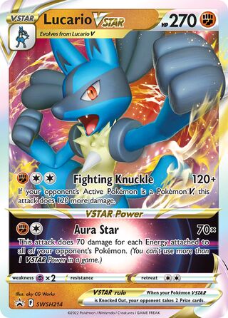 Lucario VSTAR 214/307 from Sword & Shield Promos