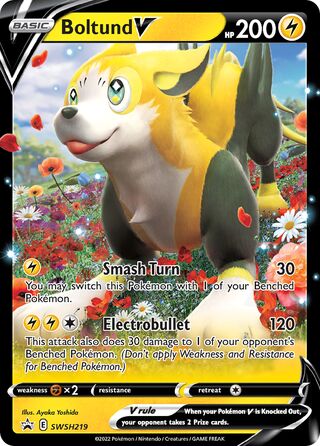 Boltund V 219/307 from Sword & Shield Promos