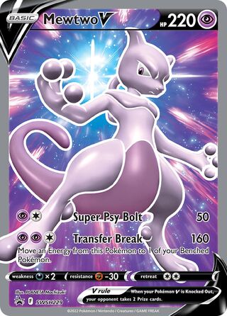 Mewtwo V 229/307 from Sword & Shield Promos