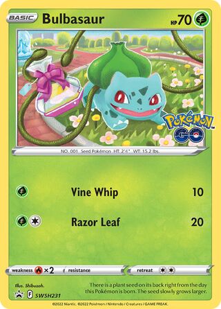 Bulbasaur 231/307 from Sword & Shield Promos