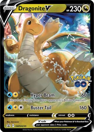 Dragonite V 235/307 from Sword & Shield Promos