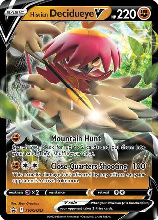 Hisuian Decidueye V 238/307 from Sword & Shield Promos