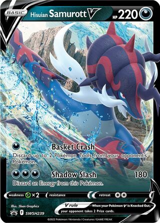 Hisuian Samurott V 239/307 from Sword & Shield Promos