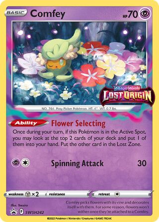 Comfey 242/307 from Sword & Shield Promos