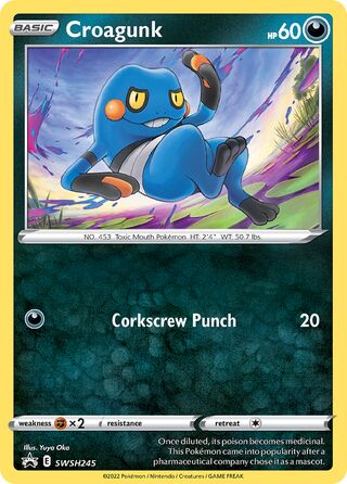 Croagunk 245/307 from Sword & Shield Promos