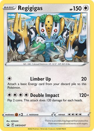 Regigigas 247/307 from Sword & Shield Promos