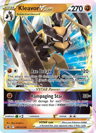 Kleavor VSTAR 249/307 from Sword & Shield Promos