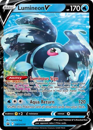 Lumineon V 250/307 from Sword & Shield Promos