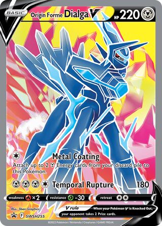 Origin Forme Dialga V 255/307 from Sword & Shield Promos