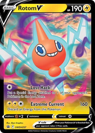 Rotom V 257/307 from Sword & Shield Promos
