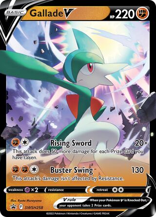 Gallade V 258/307 from Sword & Shield Promos