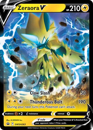 Zeraora V 263/307 from Sword & Shield Promos