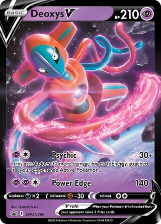 Deoxys V 266/307 from Sword & Shield Promos