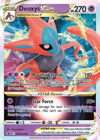 Deoxys VSTAR 268/307 from Sword & Shield Promos